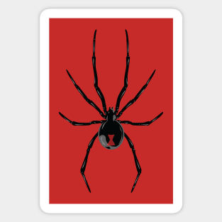 Black Widow Spider Sticker